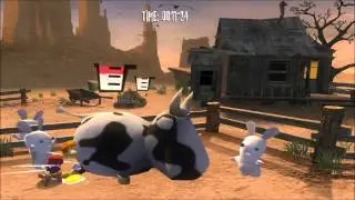 Rayman Raving Rabbids Walkthrough Test 19 Bunnies Don't Milk Cows