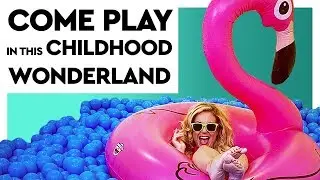 THE FOMO FACTORY 🎈  Inside Houston's nostalgic interactive pop-up art gallery