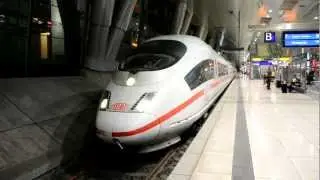 ICE 3 Abfahrt aus Frankfurt Flughafen