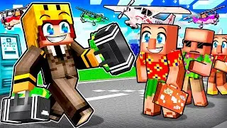 Mijn EIGEN VLIEGVELD OPENEN in MINECRAFT!