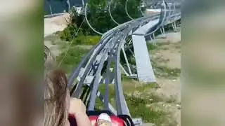 Родельбан - летние сани, в Розе Хутор. Это было круто!!! 😍 👍