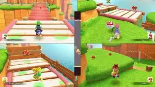 Yoshi's Mountain Race - Super Mario Jamboree Gameplay