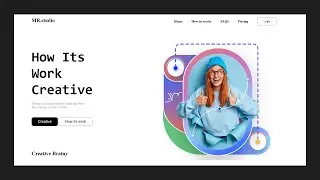 Portfolio website Using HTML and  CSS || Web Creator