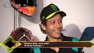 Valentino Rossi, primo podio  Gt World Challenge: \