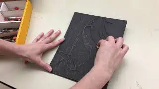 Low Relief Cardboard Sculpture Part 6