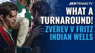Dramatic End to Alexander Zverev vs Taylor Fritz! 😳 Indian Wells 2021 Quarter-Final