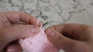 Вязание спицами: букле