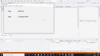Display Time and Date on labels in Windows form c#