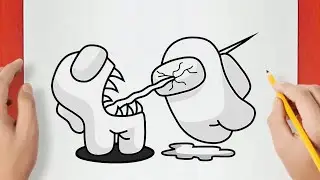 How to Draw Among Us Impostor vs Crewmate | Dibujos De Among Us Impostor