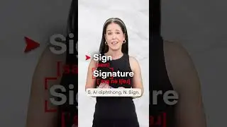 Signed vs. Signature (What's the difference?) 🖊️ 