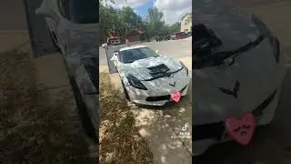 CORVETTE GETS PULLED APART 😭 Tiktok: Priscillagutierr2 #shorts