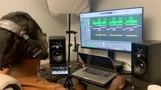 PRODUCE WITH ME LIVE POMODORO | Study With Me Via Beat Making, No Music, Soft Rain, 10min Breaks