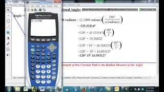 Trigonometry 1.1.3 Converting Angle Measures