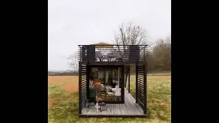 tiny house tour #tinyhousetour #containerhouse #tinyhouse #shippingcontainerhouse #maisonconteneur #