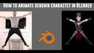 How to Animate Genshin Impact Characters in Blender for Beginners (Rig + Render Tutorial)