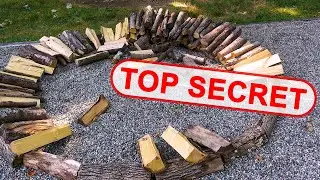SECRET TIP to BUILDING a HOLZHAUSEN FIREWOOD PILE