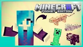 Morph mod,Transformate en cualquier mob-Minecraft PE 0.13.1