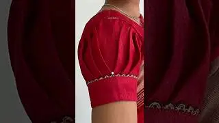 Puff sleeve design cutting and stitching#baju #blouse#shortsvideo #shorts #short #shortsvideo #trend