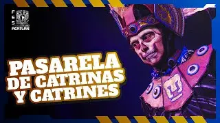 Pasarela de Catrinas en Acatlán