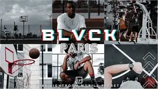 How To Edit Black Paris - Black Tone Preset | Free Lightroom Mobile Presets | Black Preset