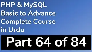 64 How to Insert Data into MySQL in Urdu - PHP & MySQL Tutorial in Urdu (Basic to Advance)