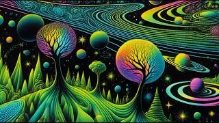 Psychedelic Trance - Trippy Visuals for Mushroom Trips / Psytrance mix 2025