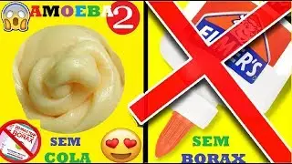 AMOEBA DURA MESES ,SEM COLA,SEM BORAX, 2 INGREDIENTES