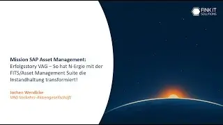 FITS DAYS 2025 | Mission SAP Asset Management: Erfolgsstory VAG