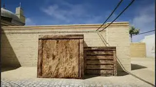 Parody to map De_Dust from cs source on Unreal Engine