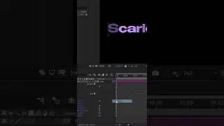 Как сделать мигание текста в After Effects?