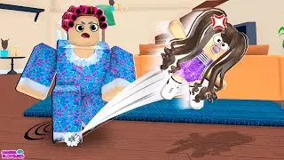 A VOVÓ ME CHUTOU MUITO FORTE!! ROBLOX