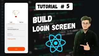 Create Login Screen In Food Delivery App || React Native Tutorial #5