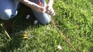 Tuning the 40/80 Meter Inverted V Dipole Antenna