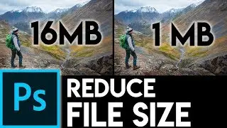 How to reduce file size of image in Photoshop | FAST