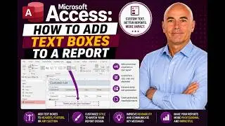 Microsoft Access: How to Add Text Boxes to a Report