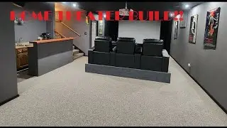 HOME THEATER BUILD!! DIY MY OWN HOME THEATER
