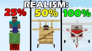 Minecraft, but it gets more realistic