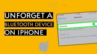 How to unforget Bluetooth device on iPhone 2023