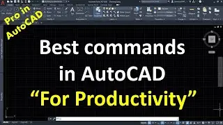 Best Tips and Tricks in AutoCAD | Best commands in AutoCAD | Productivity in AutoCAD |