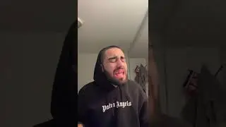 Singing “You Broke Me First” by Tate McRae