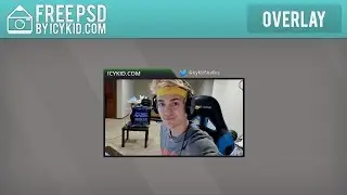 Free Twitch Overlay Template - Stone Fire Cam - PSD - Free Download