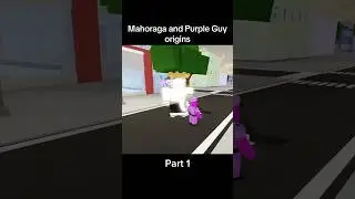Mahoraga and Purple Guy #roblox #purpleguy #robloxjjk #jujutsushenanigans #foryou