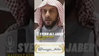 Pesan Syekh Ali Jaber