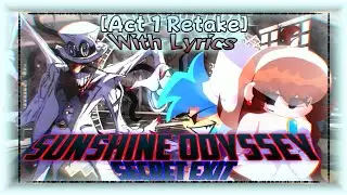 Sunshine Odyssey -- Secret Exit [Act 1 Retake] With Lyrics - FNF: Mario's Madness Cover