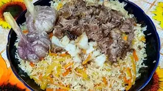 Как приготовить Узбекский плов в казане на костре!