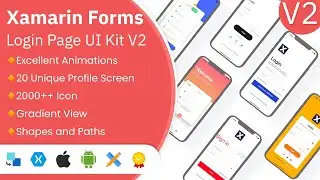 XamUI Login Pages UI Kit v2 | Xamarin Forms