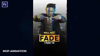 GIF in photoshop with stylized effects like Glitch,etc in Photoshop