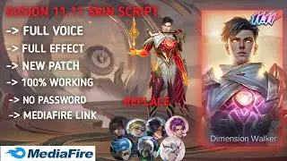 GUSION 11.11 SKIN SCRIPT UPDATE | NEW PATCH | FULL VOICE AND SKILL | NO PASSWORD | MEDIAFIRE LINK