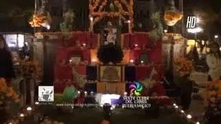 Ofrenda Santa Clara del cobre Michoacan Mexico 1 de noviembre HD