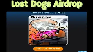 How to earn on $Lost Dogs Airdrop // 14days Left